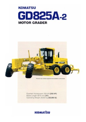 Grader Komatsu GD825A-2
