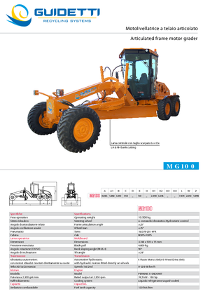 Grader Guidetti MG 100
