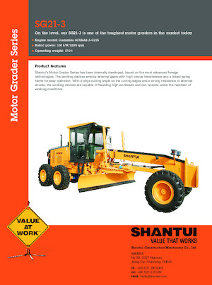 Grader Shantui SG21-3