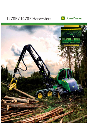 Forst-Vollernter John Deere 1270 E