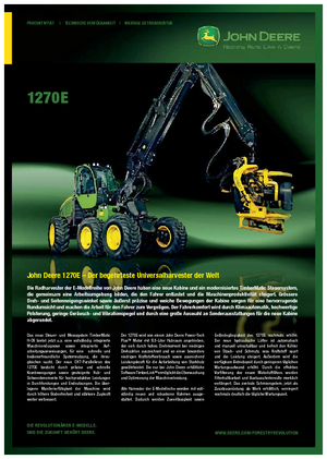 Forst-Vollernter John Deere 1270 E