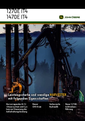 Forst-Vollernter John Deere 1270 E IT4