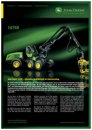 Forst-Vollernter John Deere 1470 E