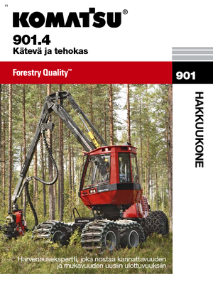 Forst-Vollernter Komatsu 901.4
