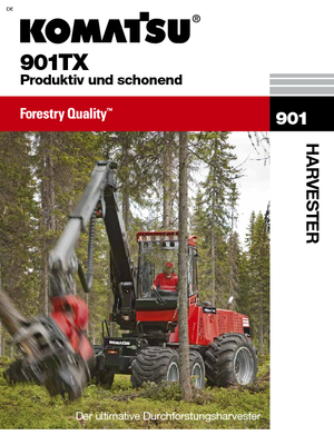 Forst-Vollernter Komatsu 901 TX.1