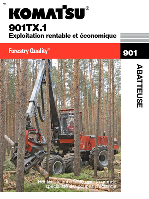 Forst-Vollernter Komatsu 901 TX