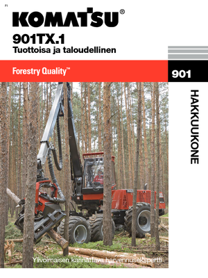 Forst-Vollernter Komatsu 901 TX