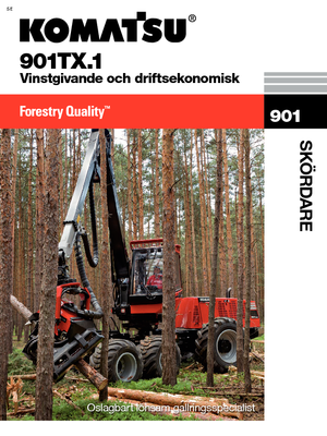 Forst-Vollernter Komatsu 901 TX