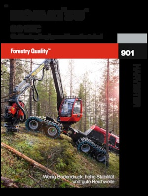 Forst-Vollernter Komatsu 901XC