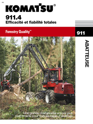 Forst-Vollernter Komatsu 911.4
