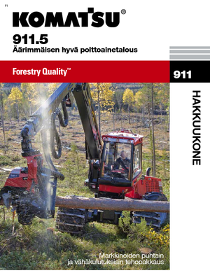 Forst-Vollernter Komatsu 911.5