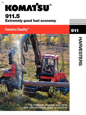 Forst-Vollernter Komatsu 911.5