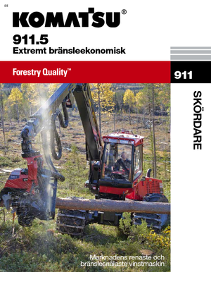 Forst-Vollernter Komatsu 911.5