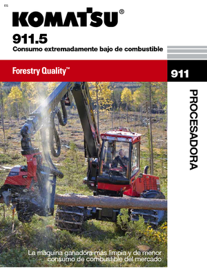 Forst-Vollernter Komatsu 911.5