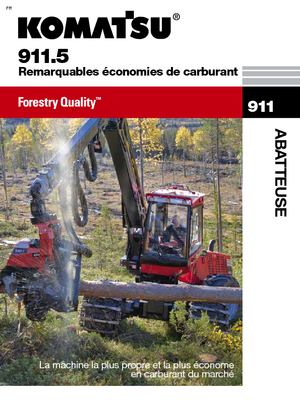 Forst-Vollernter Komatsu 911.5