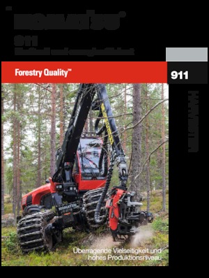 Forst-Vollernter Komatsu 911