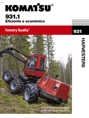 Forst-Vollernter Komatsu 931.1