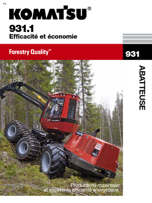 Forst-Vollernter Komatsu 931.1