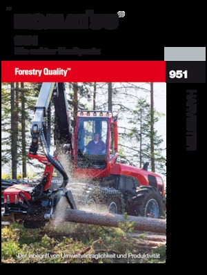 Forst-Vollernter Komatsu 951