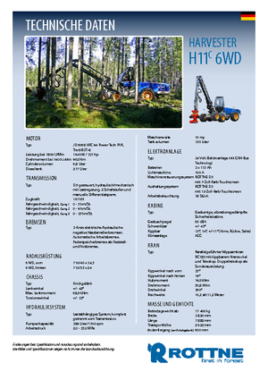 Forst-Vollernter Rottne H 11 C