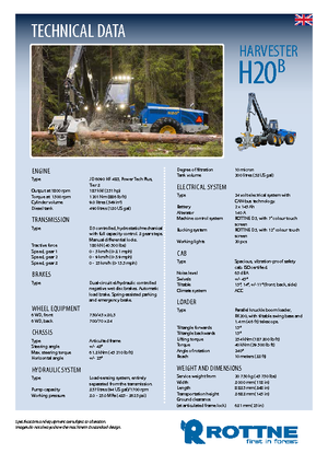 Forst-Vollernter Rottne H 20 B