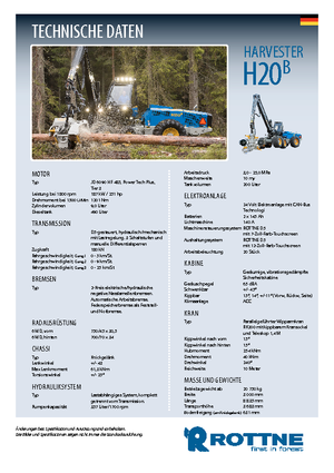 Forst-Vollernter Rottne H 20 B