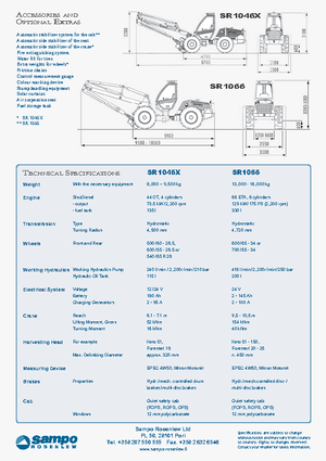Forst-Vollernter Sampo Rosenlew SR 1046 X