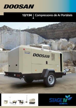 Tragbare Kompressoren - Diesel, Elektro, Benzin Doosan 12/154