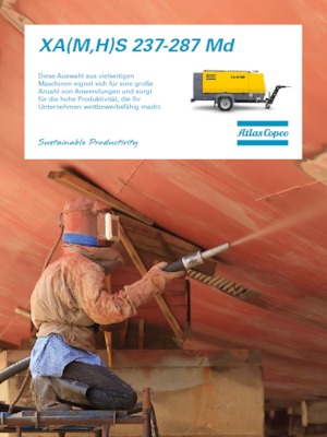 Mobile Kompressoren - Diesel, Elektro, Benzin Atlas Copco XAMS 287 MD