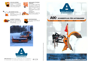 Autobahn-Schneepflüge Assaloni A 90.40*