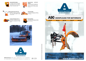 Autobahn-Schneepflüge Assaloni A 90.40*