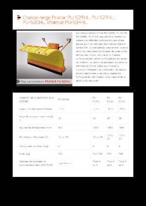 Autobahn-Schneepflüge Pronar PU-S30HL 