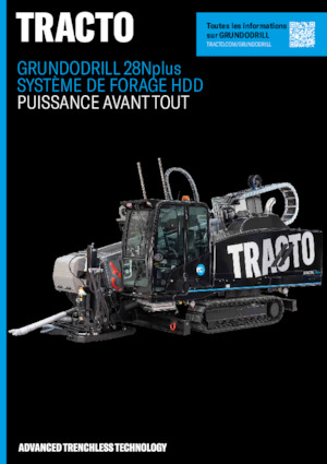 Horizontal-Bohrsysteme TRACTO-Technik Grundodrill 28 N plus