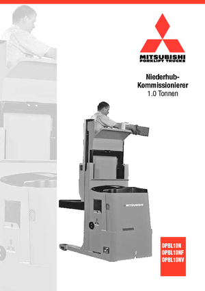 Kommissionierstapler Mitsubishi OPBL10NF
