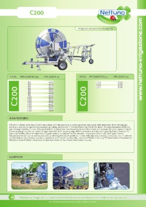 Schlauchaufroller Nettuno C200 125/220