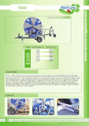 Schlauchaufroller Nettuno E200 150/350