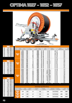 Schlauchaufroller IRRIFRANCE Optima 1037 Boggie 135/390