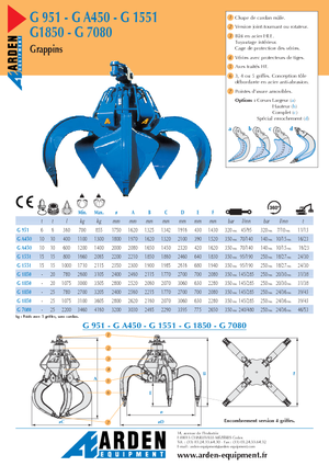 Hydr. Mehrschalengreifer Arden GA 450