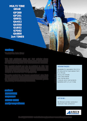 Hydr. Mehrschalengreifer Arden GA550