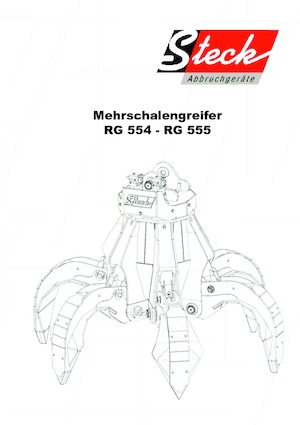 Hydr. Mehrschalengreifer Steck RG 555 D