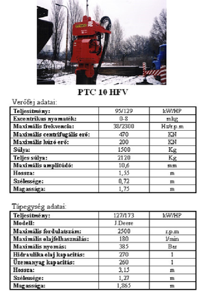 Vibrationshämmer PTC 10 HFV