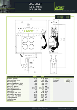 Vibrationshämmer ICE 11 RFB