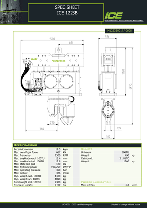 Vibrationshämmer ICE 1223 B