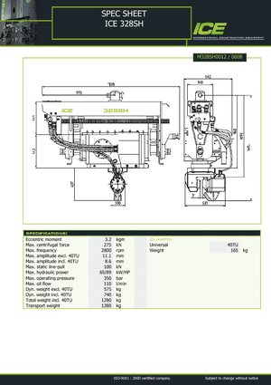 Vibrationshämmer ICE 328 SH