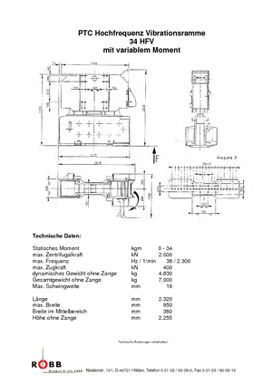 Vibrationshämmer PTC 34 HFV