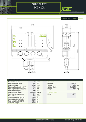 Vibrationshämmer ICE 416 L