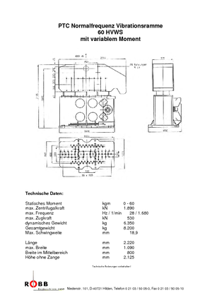 Vibrationshämmer PTC 60 HVWS