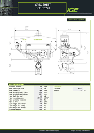 Vibrationshämmer ICE 625 SH