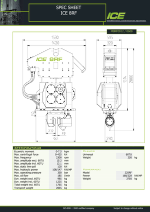 Vibrationshämmer ICE 8 RF
