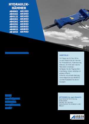 Hydraulik-Meißelhämmer Arden AB0102